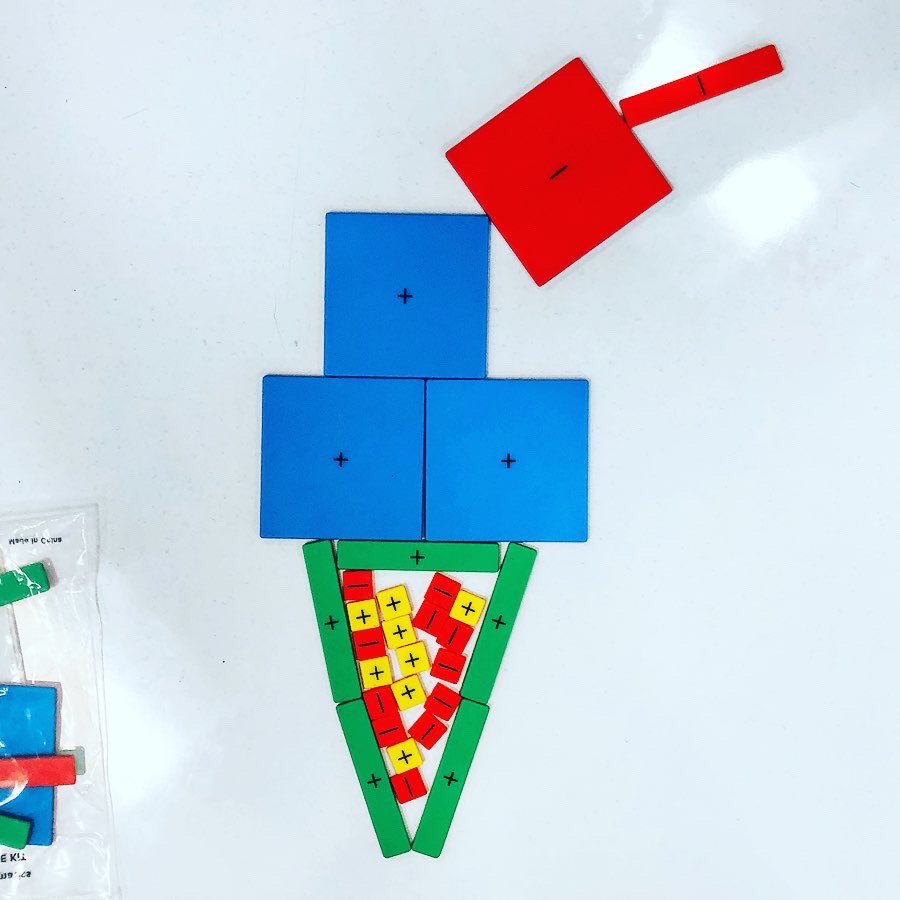 mathymindset's tweet image. students are so creative!
·
used #algebratiles to introduce add &amp;amp; sub polynomials. sts created, I wrote an expression that represented their creation, &amp;amp; had sts guess why I wrote what I did.
·
#iteachmath #iteachsecondary #iteachalgebra #mtbos #polynomials #lovekidslovemath