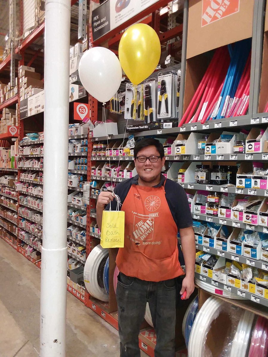 Tim in plumbing had a bath remodel close last week