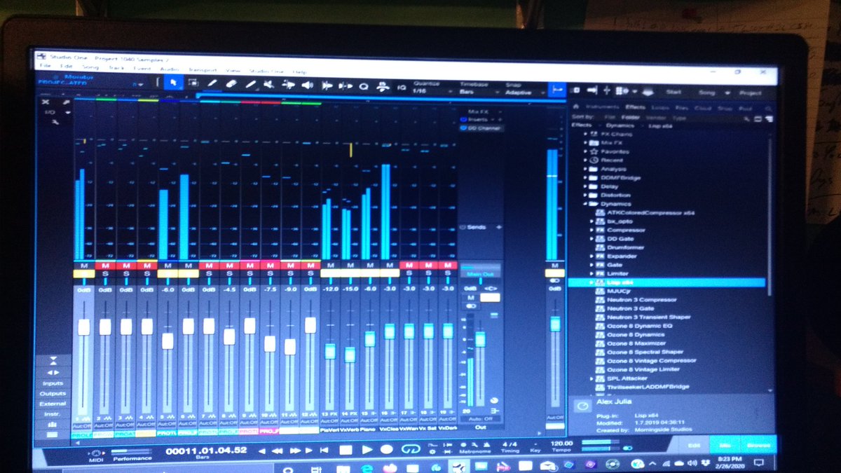 DiegoMusicNJ's tweet photo. Spending a nice quiet relaxing night in my studio checking my mixes of the sound samples for #Project1040 from @LewittAudio which, thank you so much for allowing me to beta test! The sound is incredible, warm setting makes female vocals feel like a Carpenters outtake. https://t.co/jCxzaXV5Q6