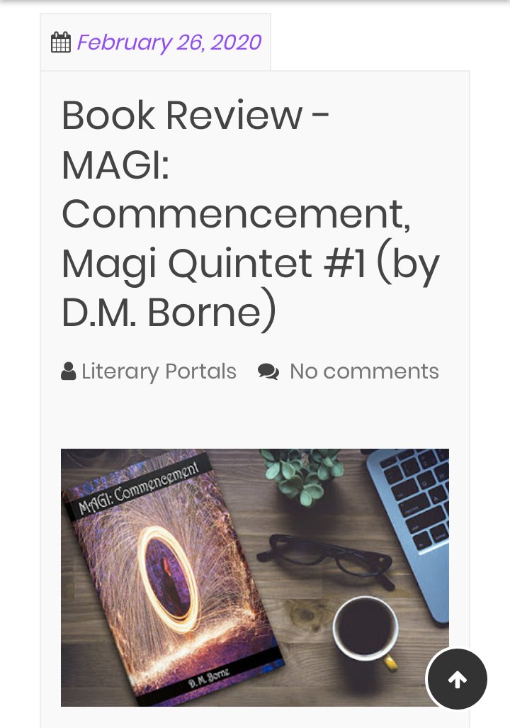 MagiQuintet's tweet photo. Thank you @Lit_Portals for this very detailed and honest book review of @MagiQuintet by @_dmborne. https://t.co/ktn0vPGpUz