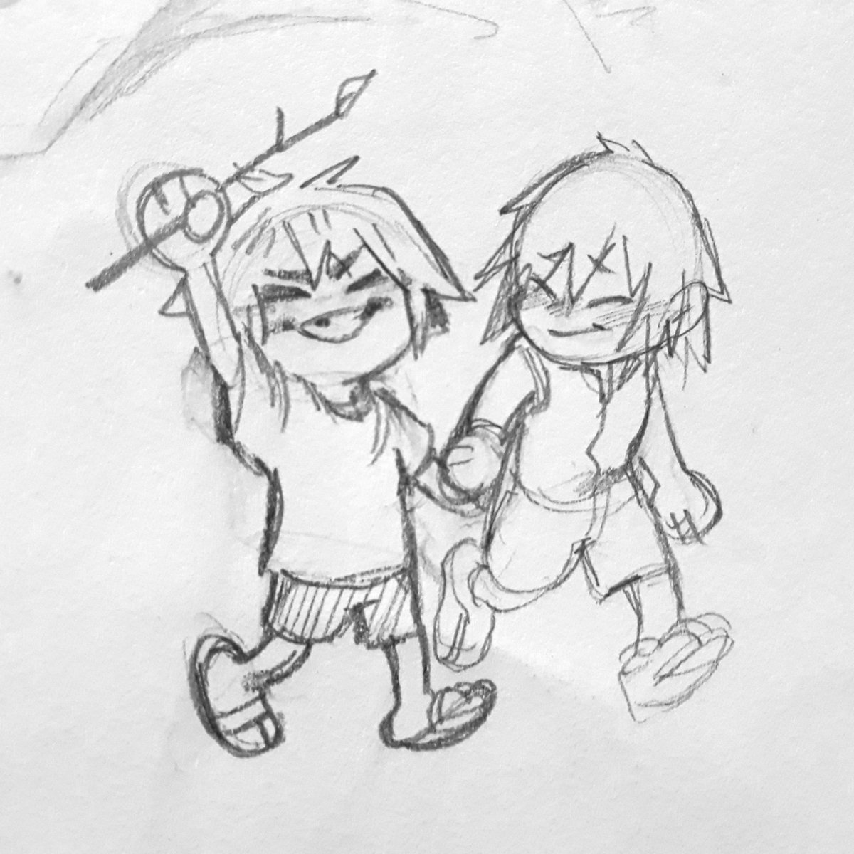 no thoughts head empty there's nothing but sora and riku playing and running in circles