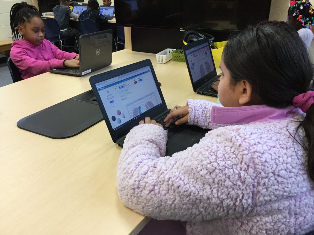 Third graders learning to type correctly! Wacky Wednesday fun in the library! <a href="/LOuvertureElm/">L'Ouverture Elem.</a> <a href="/usd259libraries/">usd259libraries</a>