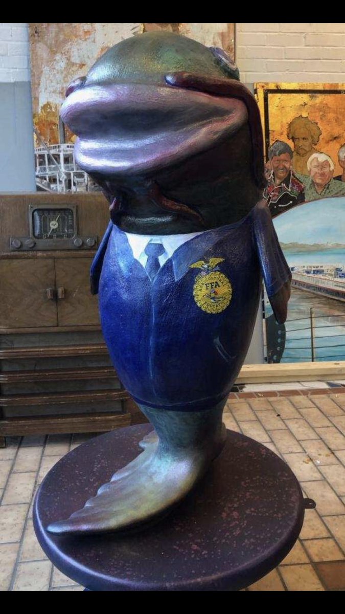 ParisTNffa's tweet photo. Check out the newest cool kid in corduroy! And just in time for #NationalFFAWeek @CTEHenryCo @henrycoschools @NationalFFA https://t.co/USbgeSKTnw