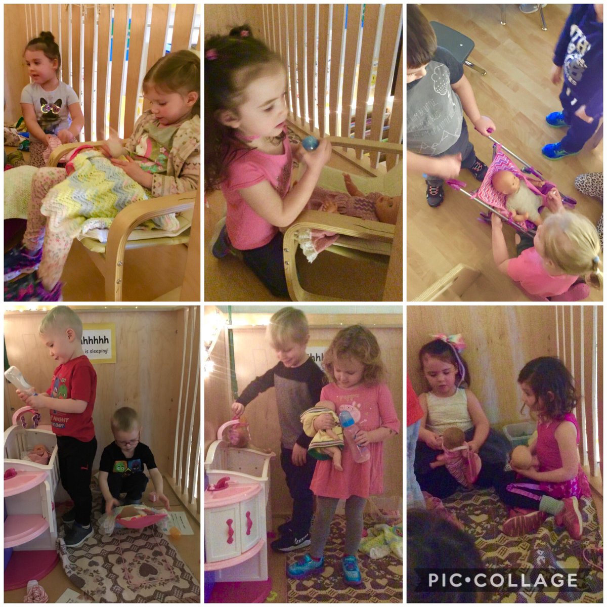 baby nursery dramatic play