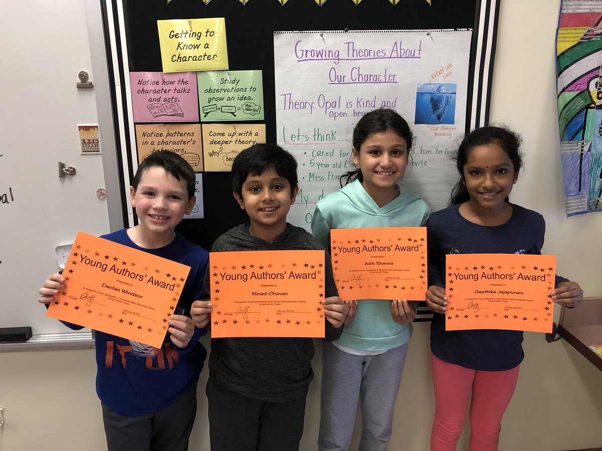 MissAndersonB's tweet photo. Congratulations to these amazing Young Author winners! #jaguarmax https://t.co/R6pqqCaktl