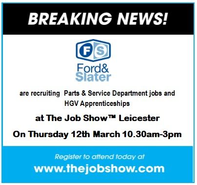 thejobshows's tweet photo. @FordSlaterDAF #jobs #recruiting #leicester #leicestershire #thejobshow https://t.co/3WXVmBeMmL