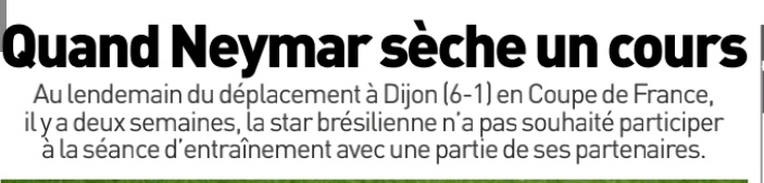 JournalObs's tweet image. Le 26 février, l'Equipe affirme que Neymar n'a pas souhaité participer à la séance du 13 février. 
Sauf que Neymar et le PSG ont partagé des photos le 13 février, avec Neymar à l'entraînement. 
L'Equipe affirme ce 27 fevrier que c'est une erreur de jour, sans préciser lequel 😂