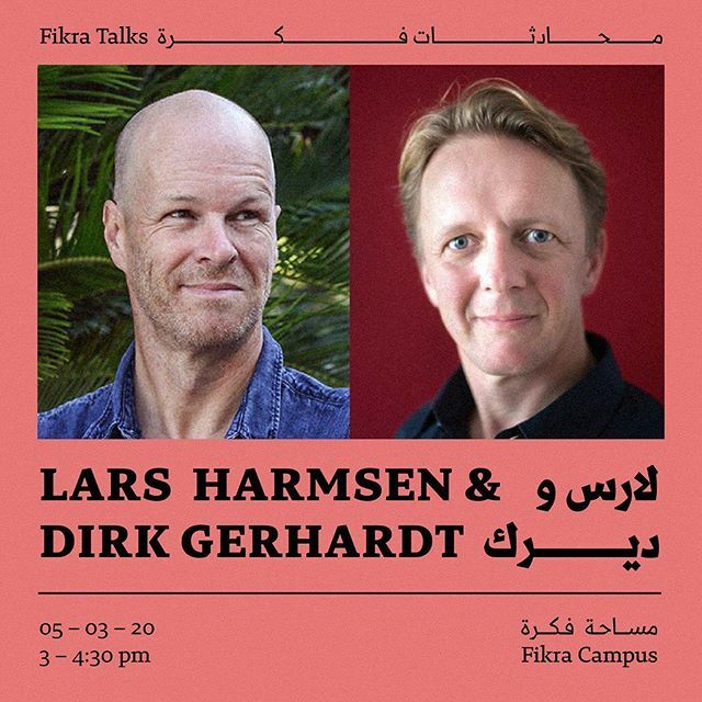 Join us on Thursday the 5th of March at 3pm for a talk with Lars Harmsen and Dirk Gebhardt entitled Design Matters: How to explain mankind to man by images. Lars and Dirk will be presenting different Editorial Design projects.
.
انضموا إلينا يوم الخميس ٥… fikra.gd/394tqoX