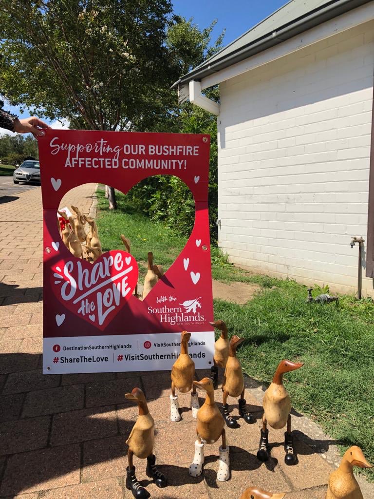 Awesome day in Bowral with colleagues, customers, RFS and community leaders #visitsouthernhighlands #sharethelove #backingthebush