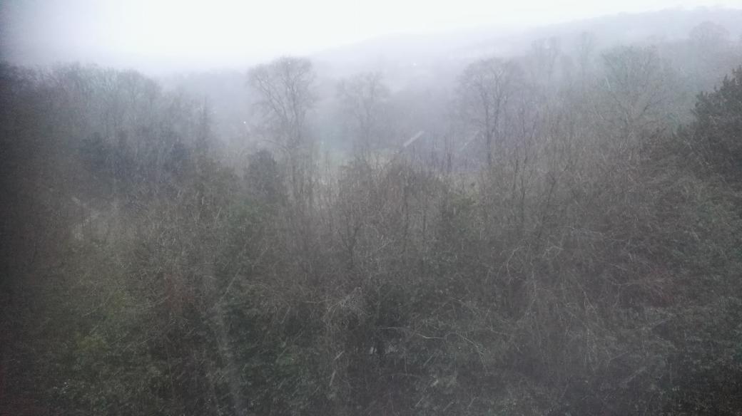 ppcallenhouse's tweet photo. View from St Paul's. Looking a bit bleak out this morning. Snow not settling. Wrap up warm! https://t.co/grjS2r8CRL