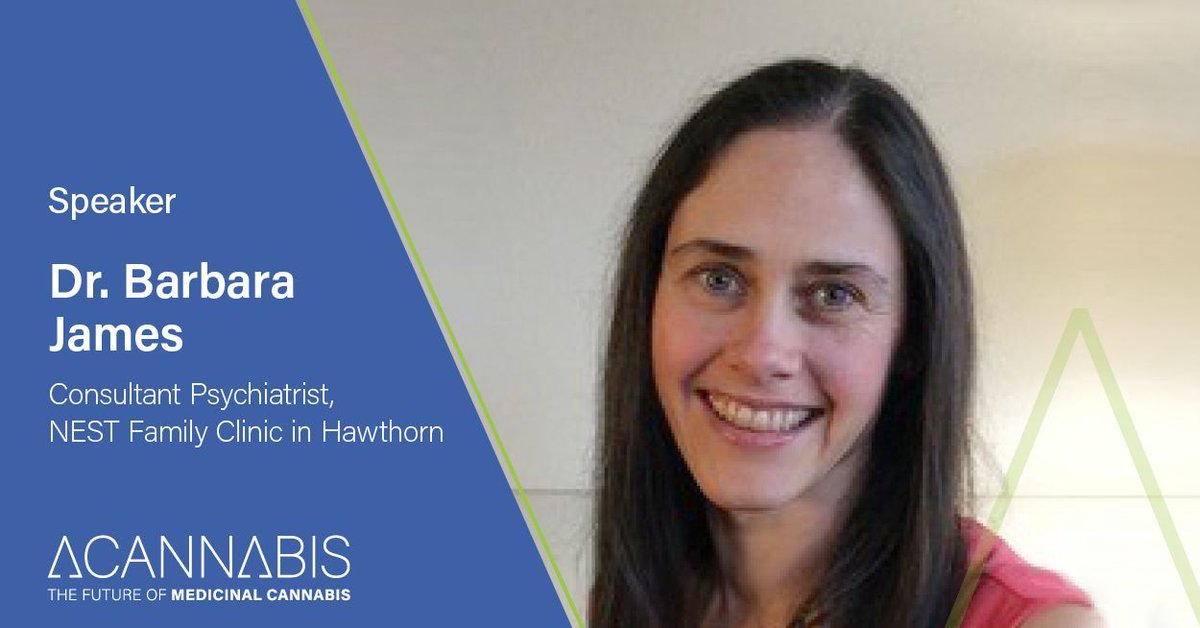 A | SPEAKER 
We are excited to welcome Dr Barbara James, Consultant Psychiatrist at NEST Family Clinic in Hawthorn, as a speaker at the ACannabis Conference. 

Hear from Barbara at ACannabis | 3 &amp; 4 March 2020 | buff.ly/34AruSq