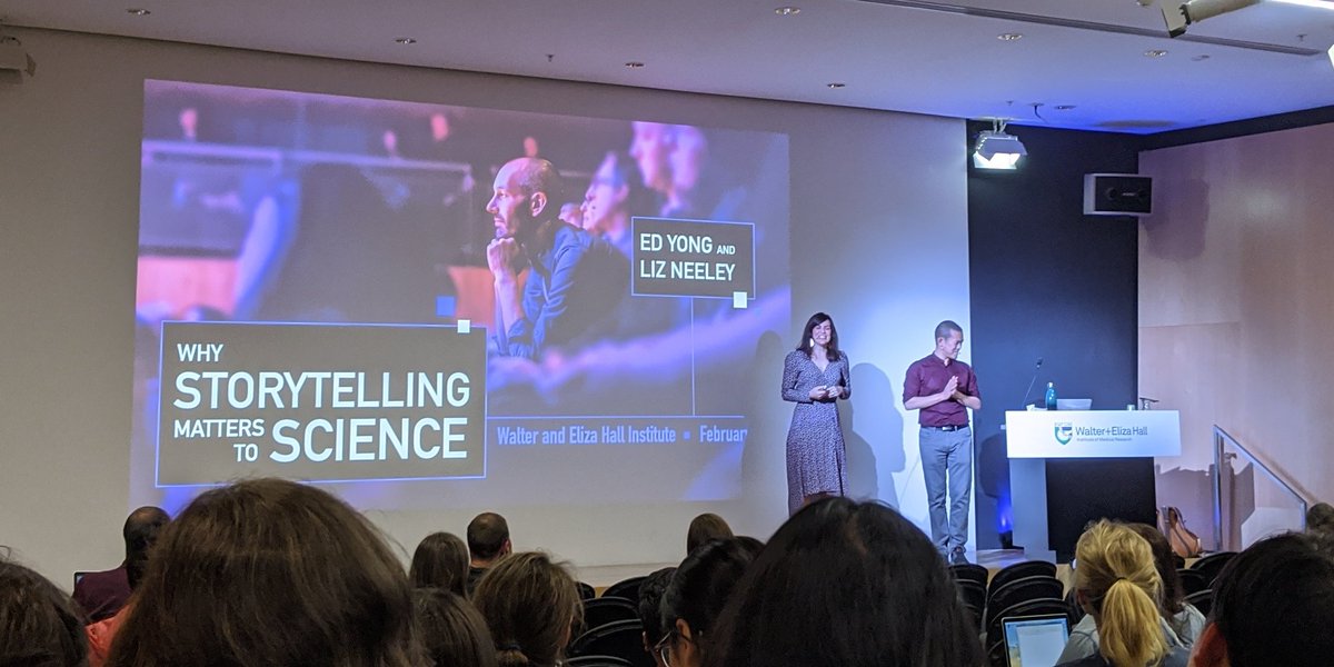 calebadawson's tweet image. Looking forward to hearing from @edyong209 and @LizNeeley at WEHI today on the art of #SciComm
