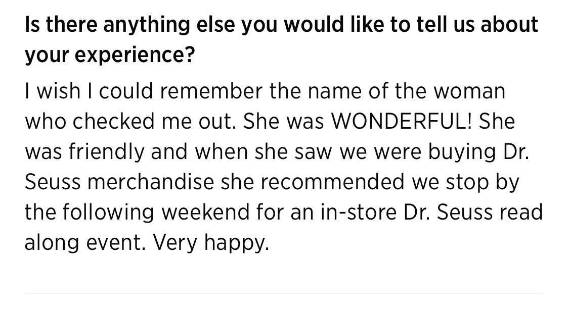 When you get a text at 10p.m from your SETL asking if you saw the kick a** survey we just had for our Advocate Marcia, you have to share it!! So proud of this #GuestObsessed team at T1072. #BringJoy #Cannonball #RaiseTheBar   <a href="/ralph_mz/">Ralph Mosco</a> <a href="/KellySakai1/">Kelly Pergram</a>