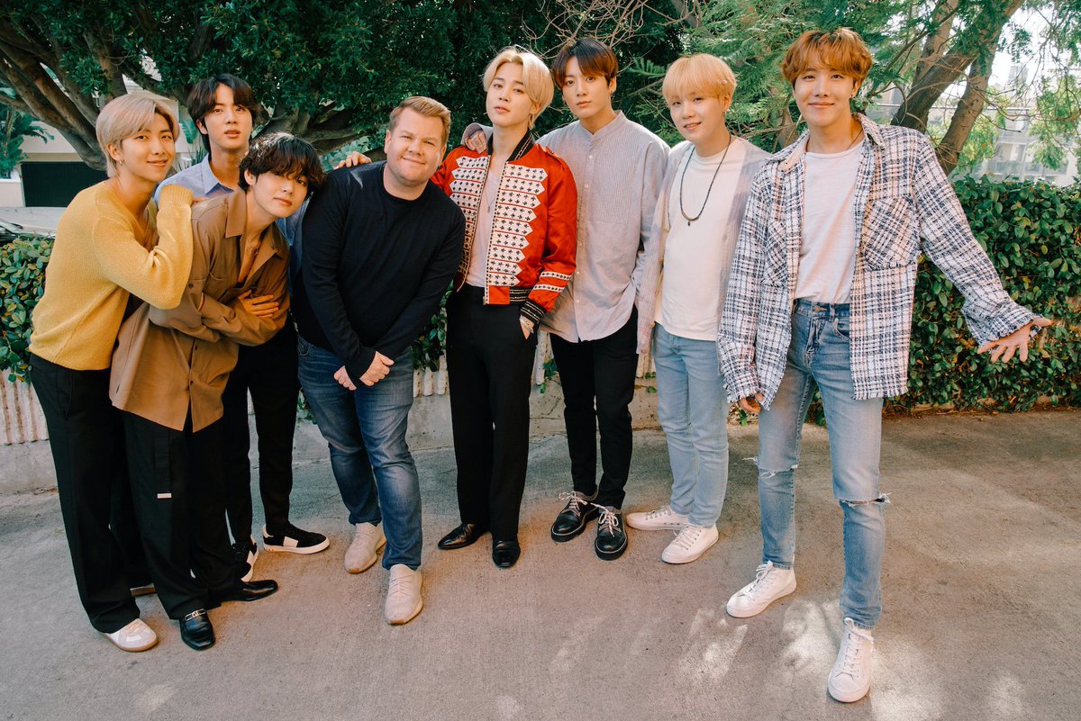 day 55: my babies !! the carpool karaoke was so cute and fun, i cant believe we finally got it, it still feels like a dream, im soo happy :)) seeing you all being happy and laughing so much and just having an amazing time warms my heart, it was soo worth the wait  @BTS_twt 