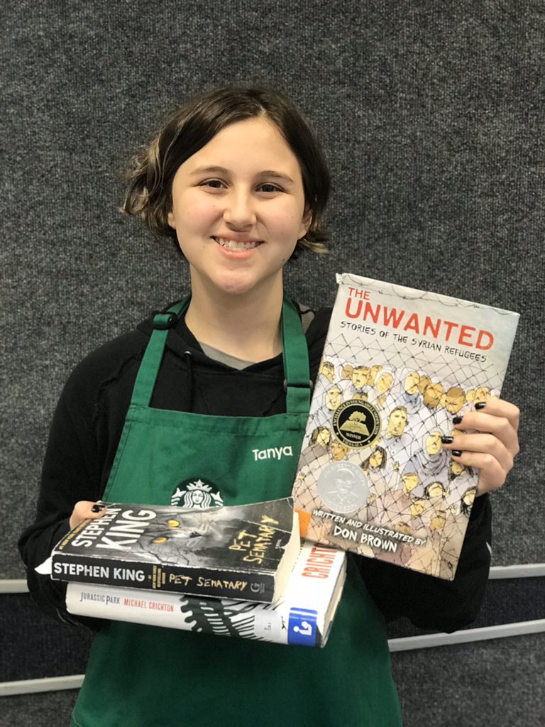 Teen readers have amazingly diverse palates. Enjoy these choices from this wonderful Book Barista! @CrichtonWebsite <a href="/StephenKing/">Stephen King</a> <a href="/yalsa/">YALSA</a> #booklove #inspire67 #YA
