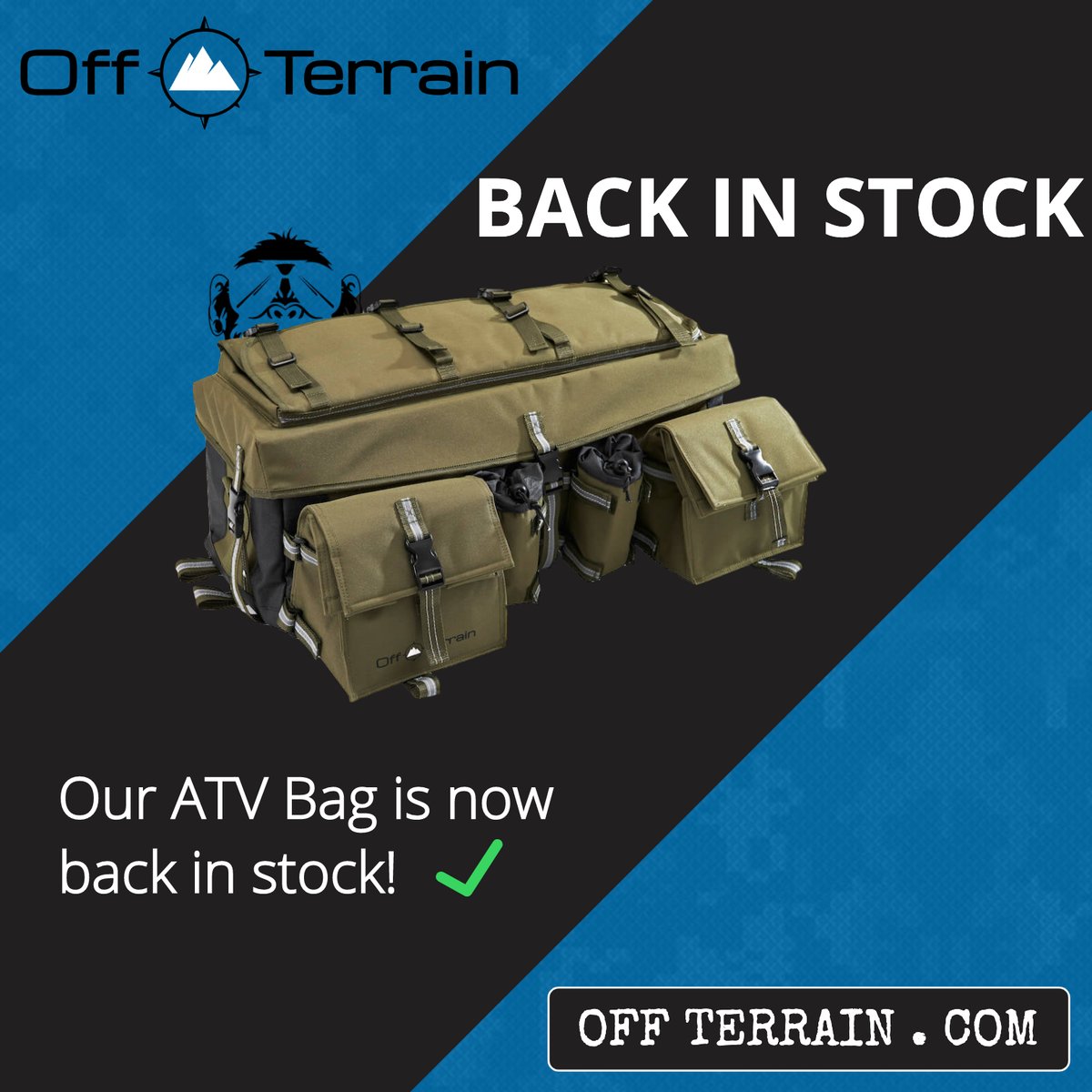 Our ATV Bags are now back in stock, boys... Thanks for your patience!  😎👍

#ATVGear #ATV #ATVS #ATVLife #ATVBag #ATVBags #JeepLife #Jeeps #4WD #TruckLife #TrailLife #CampingTrip #StorageBag #SUV