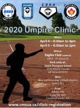 NC_Fastpitch's tweet photo. Calgary Minor Softball Umpire Clinic https://t.co/cdHwq6TPOq https://t.co/UZxEGAxaPx