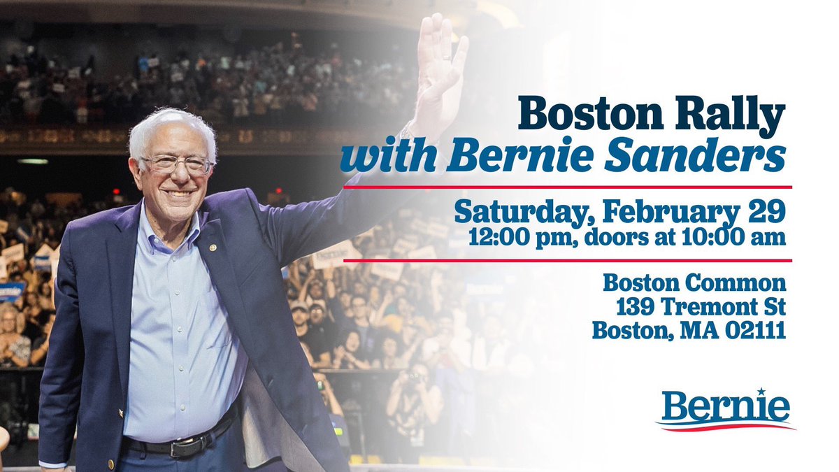 MikeConnollyMA's tweet image. Boston Common is known as the world‘s first public urban park — so it’s an apt location to rally for @BernieSanders, a champion of public goods such as public housing, public transportation, public education, public lands, universal childcare, and Medicare for All, etc. #NotMeUs