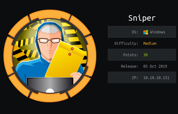 0xGreen3's tweet photo. Sniper from @hackthebox_eu finally rooted! Struggle with this box for weeks but at the end WOW, what an amazing box. Learned alot about powershell and remote lfi. One of the best boxes. #Hacking #Hackers #hackingisfun #hackingislife #redteam #sniper #February2020 #ThankYou https://t.co/iDxtm3KsK0
