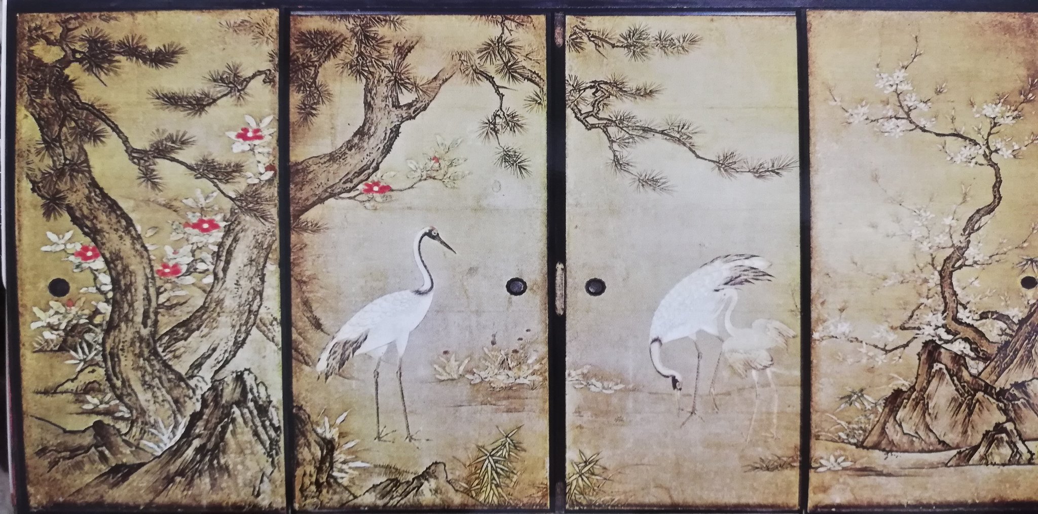 【真作】勝川院雅信/水仙小禽図/花鳥図/掛軸/名家伝来/AA-442 真作】勝川院雅信/水仙小禽図/花鳥図/掛軸/名家伝来/AA-442