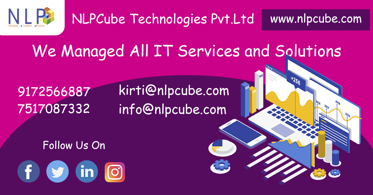 cube_nlp's tweet image. #NLPCube Technologies #Services Provides ALL IT Services for your Business. With many years of experience, support and knowledge working with businesses large and small we can offer.More Information #Contact On:9172566887, 7517087332.