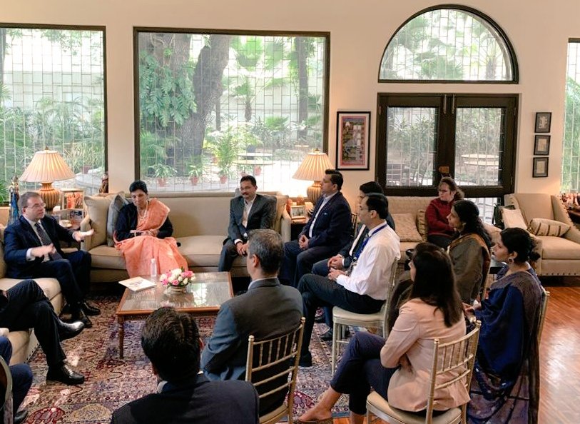 AmchamIndia's tweet image. AMCHAM Next Generation 2019-2020 leaders at an interactive session with DCM Edgard Kagan @edgardkagan
@USAndIndia, U.S.Embassy #USIndia #AMCHAMNextGen2019 #Session9 #GreatSession