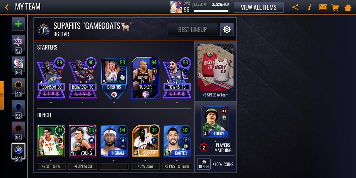 SupafitGaming's tweet photo. @MrNBALive @Ovirahim33 @EASPORTSNBALM @TheSteelCityMUT @Ynwlit @JPSmithYT1 @BenihanaBands
New๐ฅ๐ฅ๐ฅ additions pushed us to 96 Ovr I'm coming for that #100overall @SupafitGaming We "SMOKEReady"On this side....Ball Up .. https://t.co/2xg9FeGfXY