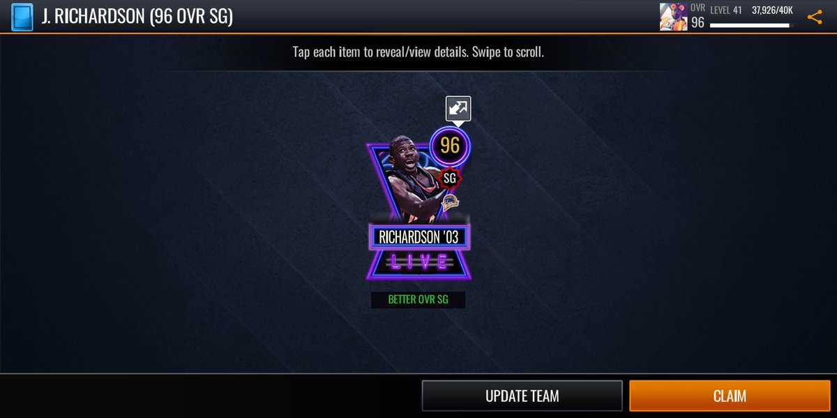 SupafitGaming's tweet photo. @MrNBALive @Ovirahim33 @EASPORTSNBALM @TheSteelCityMUT @Ynwlit @JPSmithYT1 @BenihanaBands
New๐ฅ๐ฅ๐ฅ additions pushed us to 96 Ovr I'm coming for that #100overall @SupafitGaming We "SMOKEReady"On this side....Ball Up .. https://t.co/2xg9FeGfXY