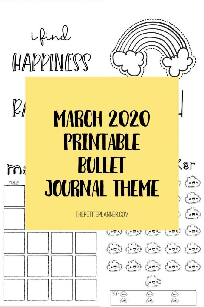 Our March 2020 Printable Bullet Journal Theme is now available! thepetiteplanner.com/product/march-…
#bulletjournal #bujo #printables
