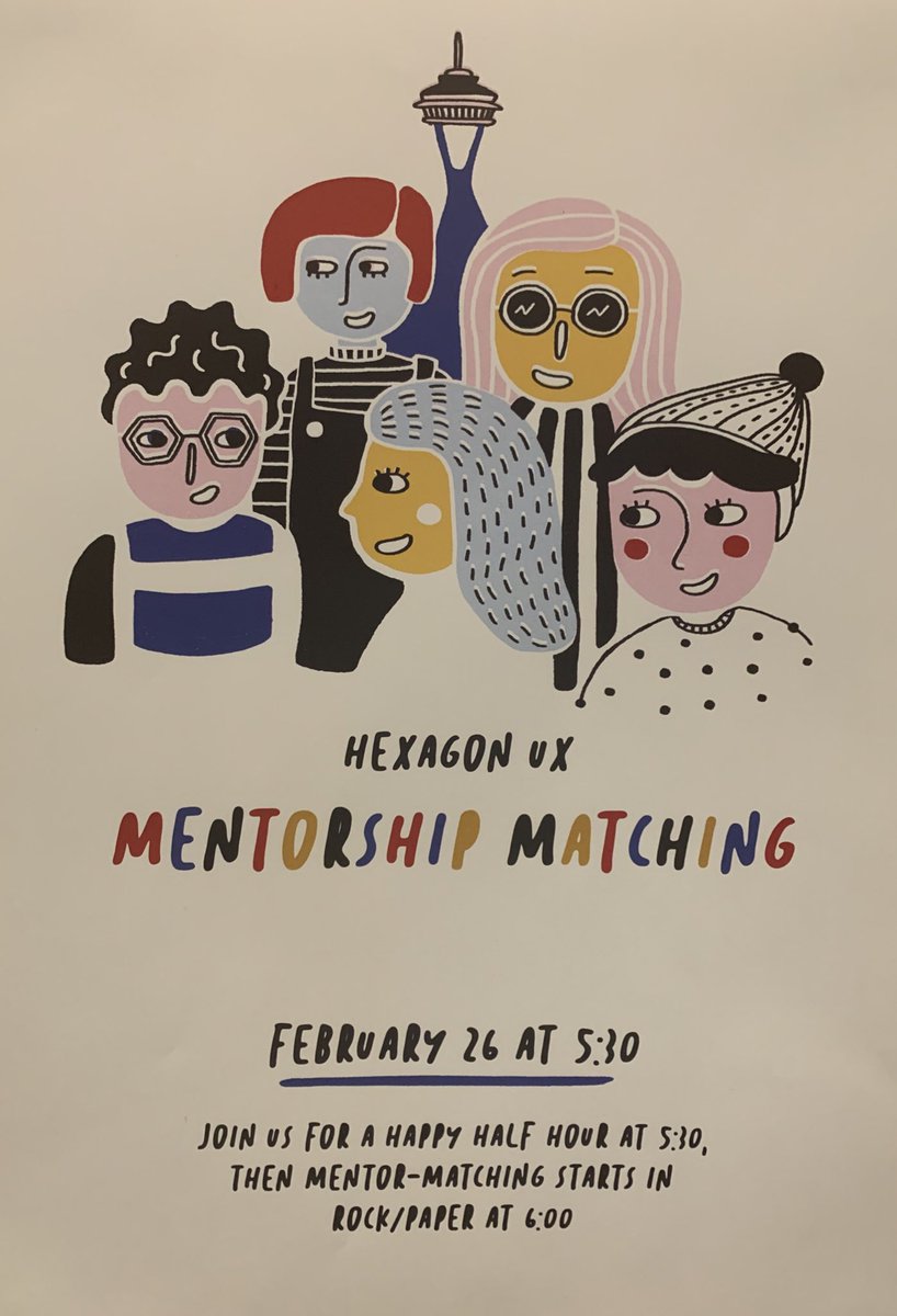 Big night, Seattle HexagonUX 10th mentorship cohort!!
Thanks to <a href="/DeloitteDigital/">Deloitte Digital</a> #Seattle for hosting and making custom art for posters and notebooks!
#mentorship #ChangeTheRatio