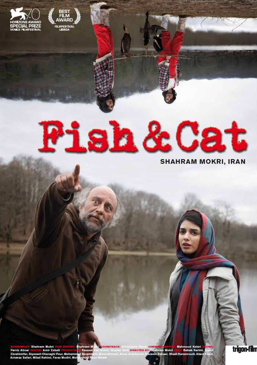 IamAbhiShetty's tweet photo. Recently I watched a Persian film called Mahi va Gorbeh ( Fish &amp; Cat ) directed by the genius Shahram Mokri.
The whole film was shot in a single take, and it has flashbacks, flashforwards &amp; other narrative techniques.
I loved this film #fishandcat #shahrammokri #persianfilm https://t.co/HFO2xpbO2E