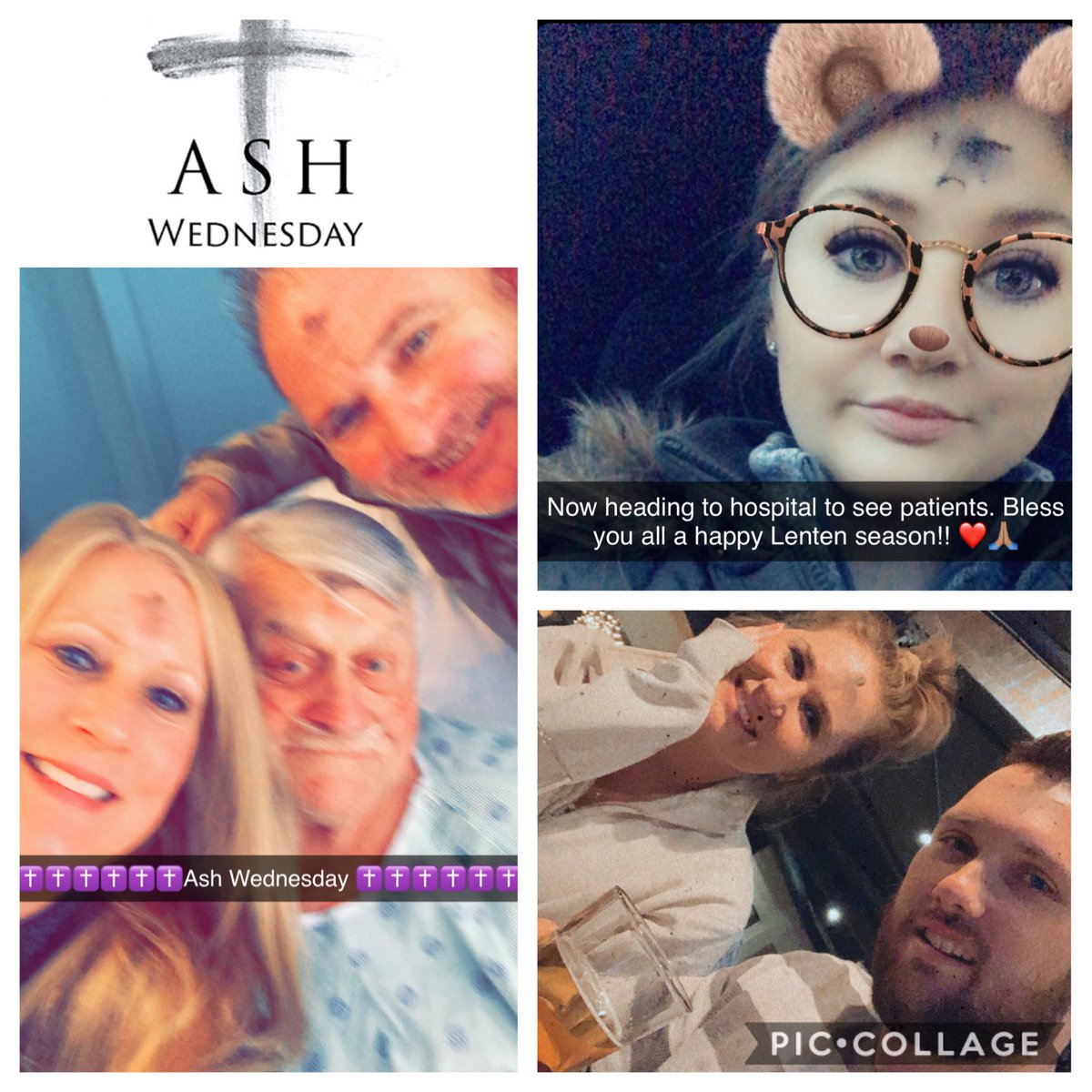 MrsRandall_103's tweet photo. Although we went separately, Church always keeps the family together.     💜🙏🏼✝️ #AshWednesday #ashtag https://t.co/RPcdtWjQWY