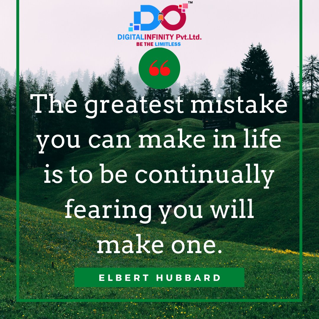 DigitalInfini10's tweet image. Thought of The Day!!!

#digitalinfinity #motivationdaily #fearoffailure #successmotivation
