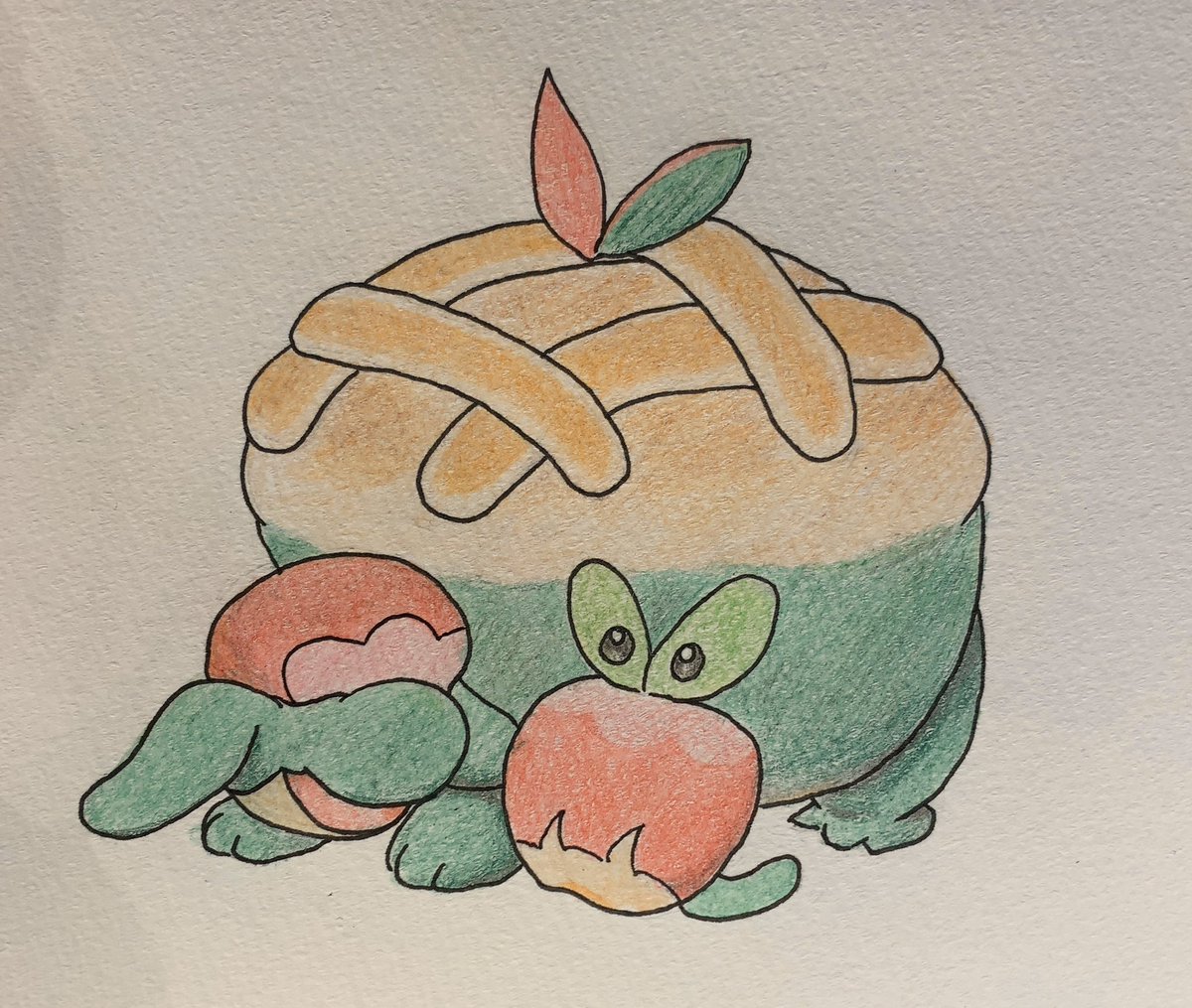 未唯 ミイ A Twitter カジッチュ タルップル ポケモン剣盾 ポケモンイラスト 全員描くの目指してるのに誰を描いたかちゃんと把握してないから自分用のタグつける ポケモン全員描こう委員会