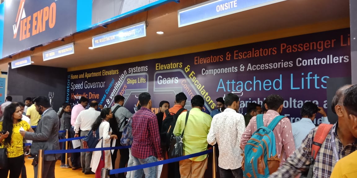IEEExpoIndia's tweet image. Visitors have started pouring in for the 8th edition of #IEEExpo, India's biggest elevator &amp;amp; escalator trade fair. Come visit us at the Bombay Exhibition Centre from 27th to 29th February, 2020. #BusinessNetworking #BombayExhibitionCenter #Networking #Mumbai
