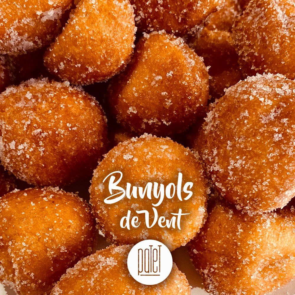 A Pastisseria Patet ja estem de Quaresma, ja pots gaudir dels nostres bunyols de vent!
No et quedis sense!!

#bunyols #bunyolsdevent #quaresma #bunyolsdequaresma #PastisseriaPatet #Mollerussa