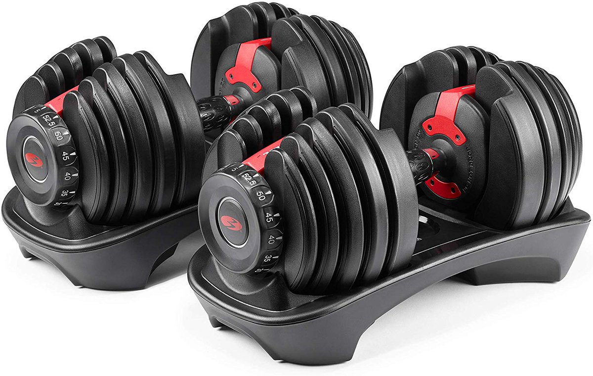 Has anyone used these yet? Bowflex SelectTech Adjustable Weights: amzn.to/3cmkgq6
