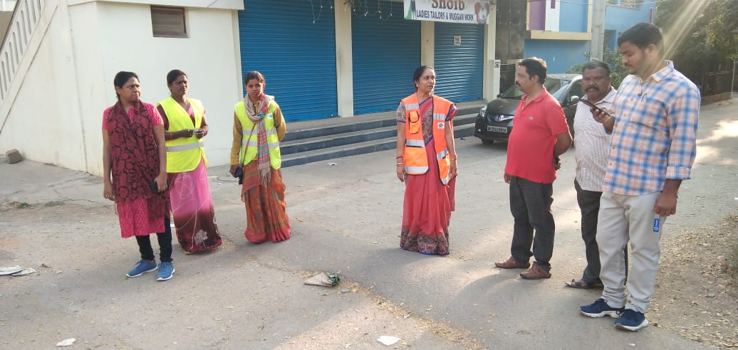 ##Swachh Kapra🙏🙏
##Morning Inspection

Sanitation  inspection at srinivas nagar along with AMOH.
@ DC- Kapra