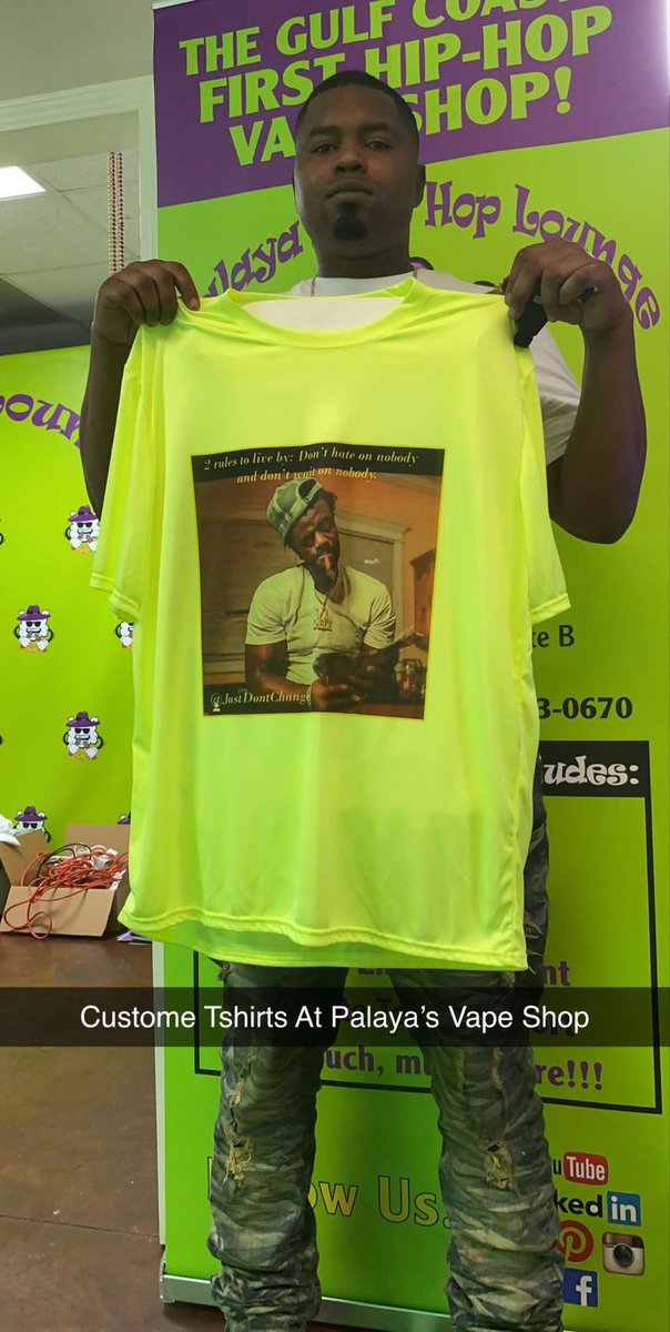 McgowanPerrin's tweet photo. Custome Tshirts and more at Palaya’s Vape Shop https://t.co/92iuYOHYv8