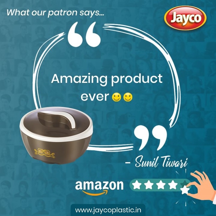 JaycoPlastic's tweet photo. A few words about Jayco Insulated Status Collection Casserole Set of 3 PCs by a trusted patron
Visit our website for all our products: https://t.co/pgHGKhExkr
#JaycoPlastic #Plasticware #Insulated #ReUsablePlastic #Insulated #Casserole #EasytoHandle #LockingLid #HotFood #WarmFood https://t.co/kT80xyfdh9