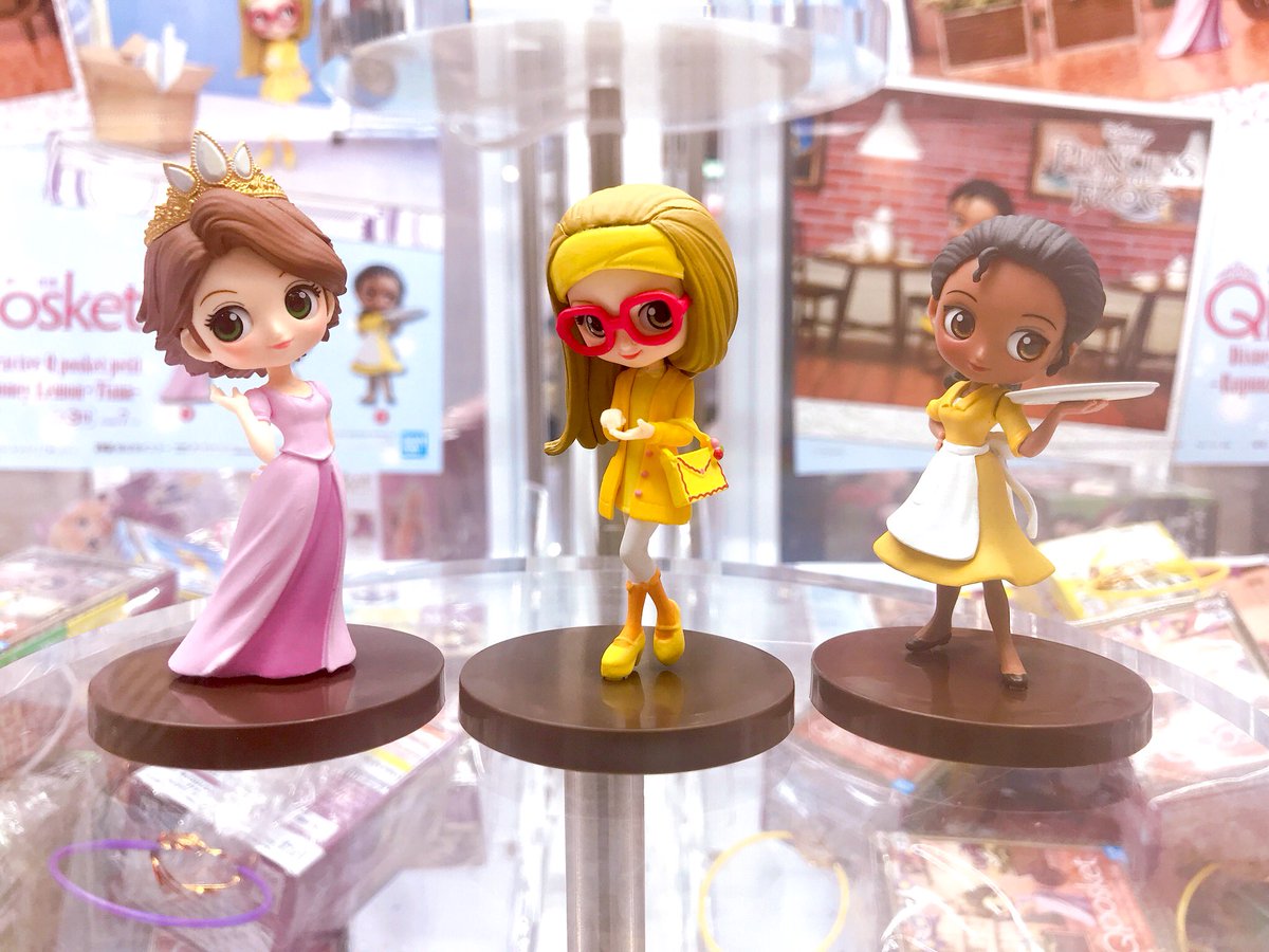 セガ 秋葉原 5号館 Figure R新景品情報 本日より Disney Character Q Posket Petit Rapunzel Honey Lemon Tiana がセガ秋葉原5号館の3階に登場です 各ディズニー映画のヒロインたちがちっちゃくて可愛い フィギュアになって登場です ディズニー