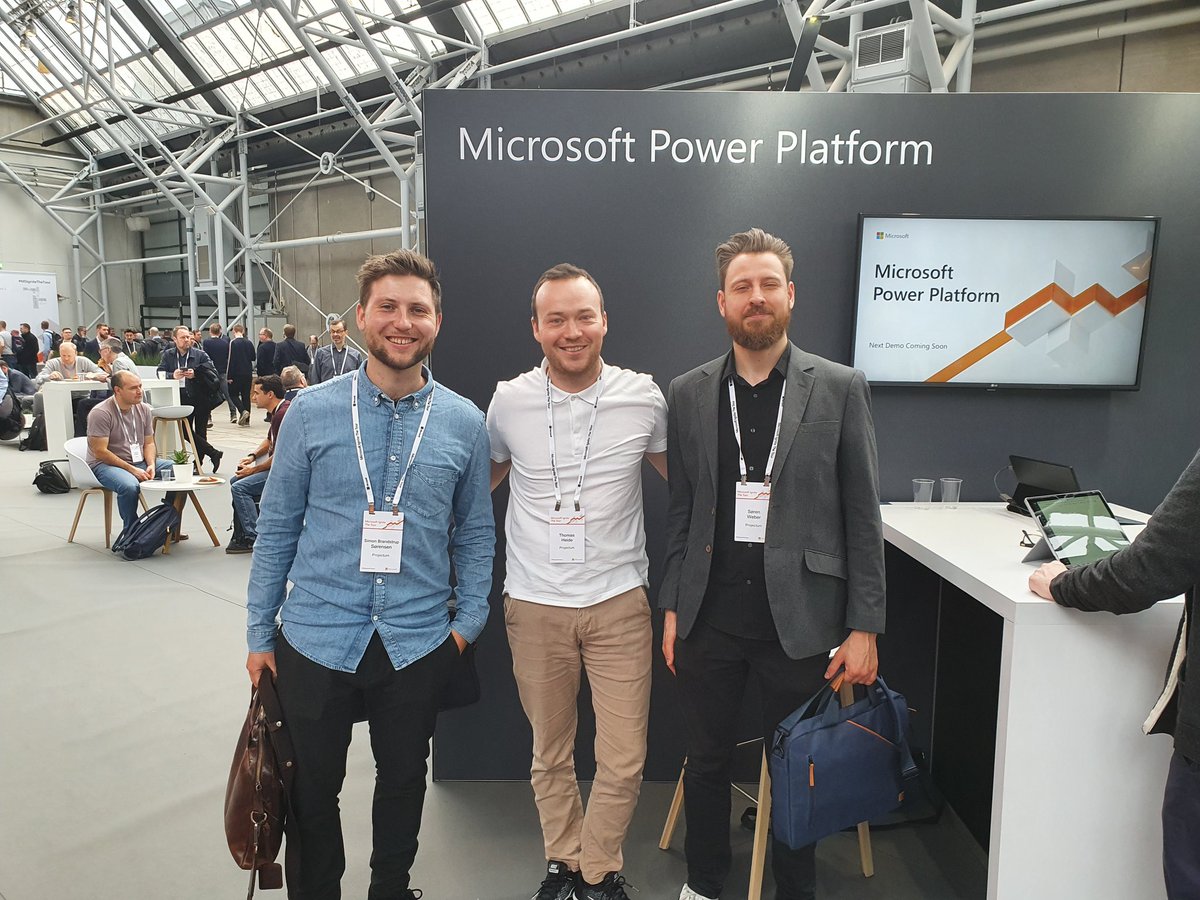 ThomasHJohansen's tweet photo. Projectum at Ignite in Copenhagen..

#PowerApps,#PowerPPM #PowerAutomate, @projectum_dk https://t.co/ICi1gsseix