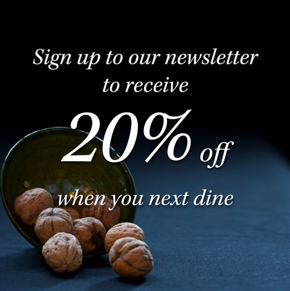 F Y I

If you haven't signed up already head over to our website and sign up to our mailing club

Once signed up you will get sent a 20% off code to use on your next visit

01565 622900