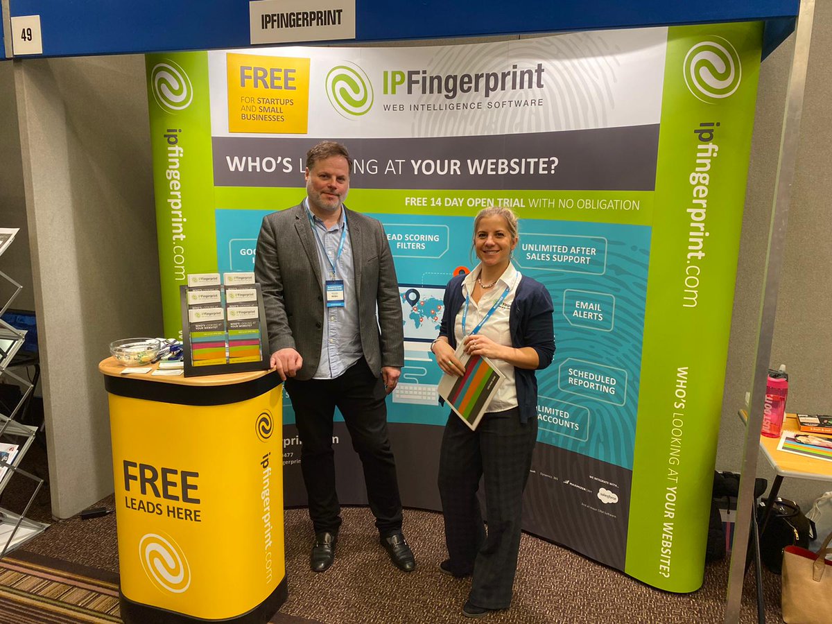 Great day at Reading Expo, meeting new customers and discussing how IPFingerprint can benefit them and increase their sales leads. Also helping small start up businesses/low traffic websites by offering them our services free of charge. #B2B #Expo #Networking