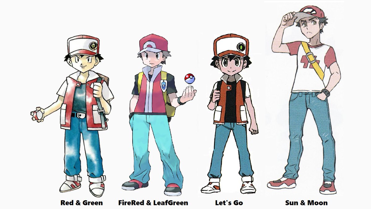 Dr. Lava on X: Trainer Red: 1996 to Today Today's Pokemon Day