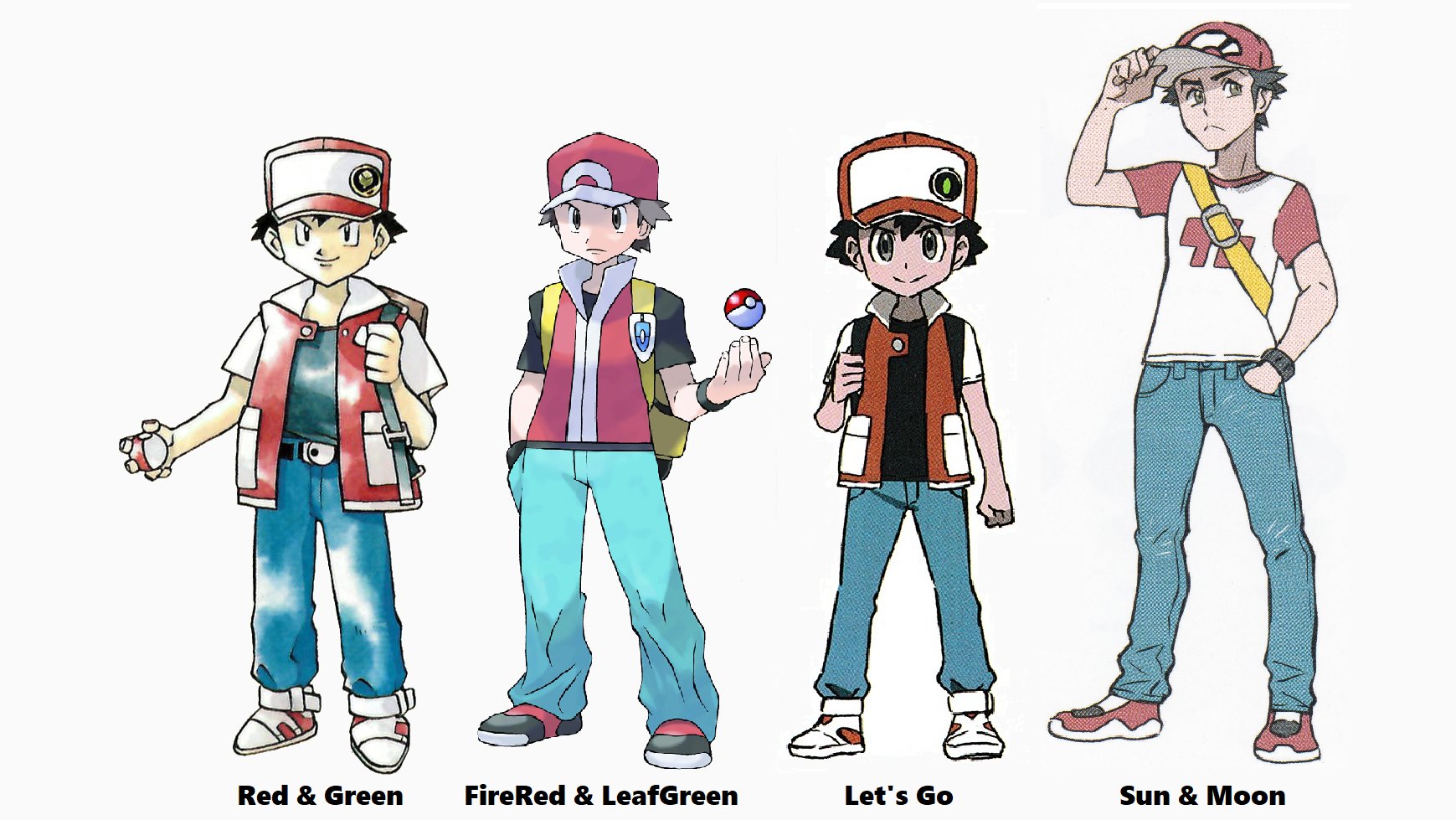 Dr. Lava on X: Trainer Red: 1996 to Today Today's Pokemon Day