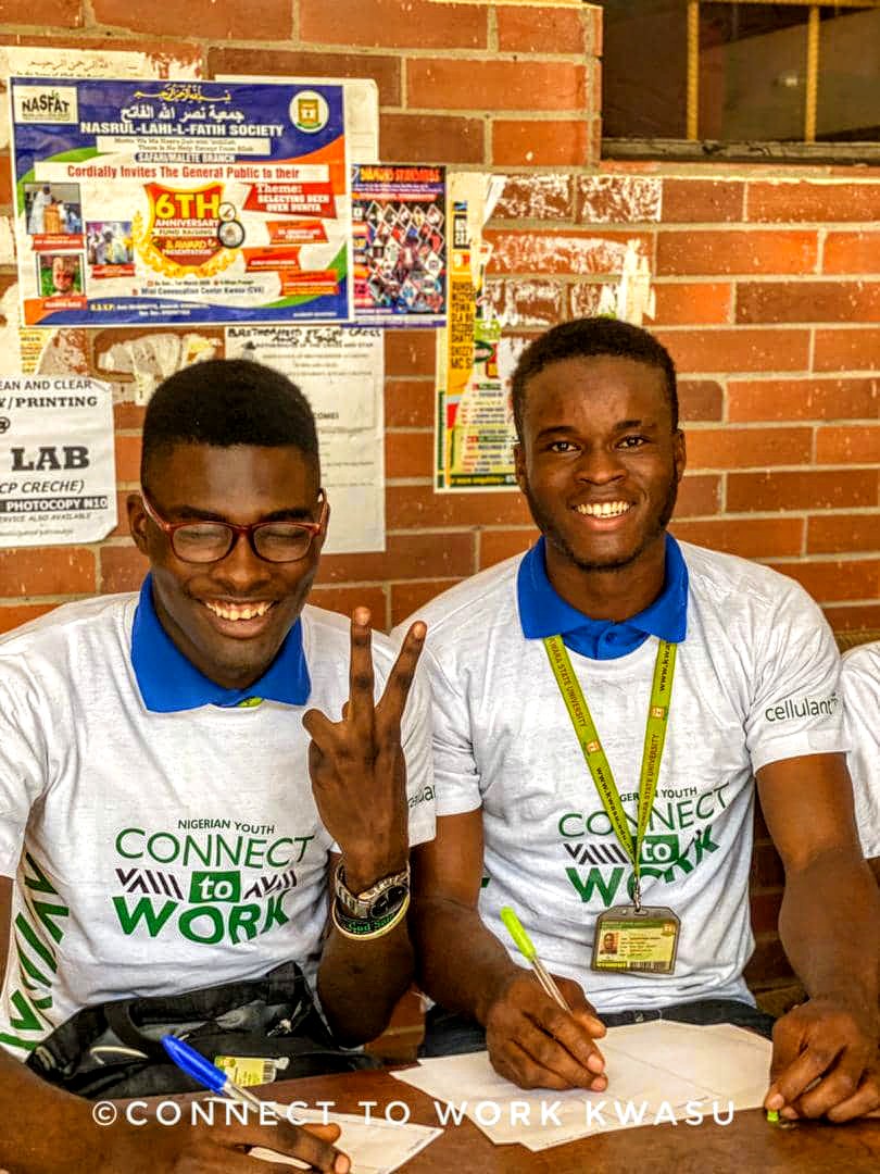 CorpFarmers_int's tweet photo. We are here today in Kwara State University for #ConnectToWorkNG.  @CorpFarmersTV and @MustardelsMedia were on standby to provide full media support. #ConnectToWorkKWASU powered by @Cellulant @cellulantNG https://t.co/6ofKYNm92E