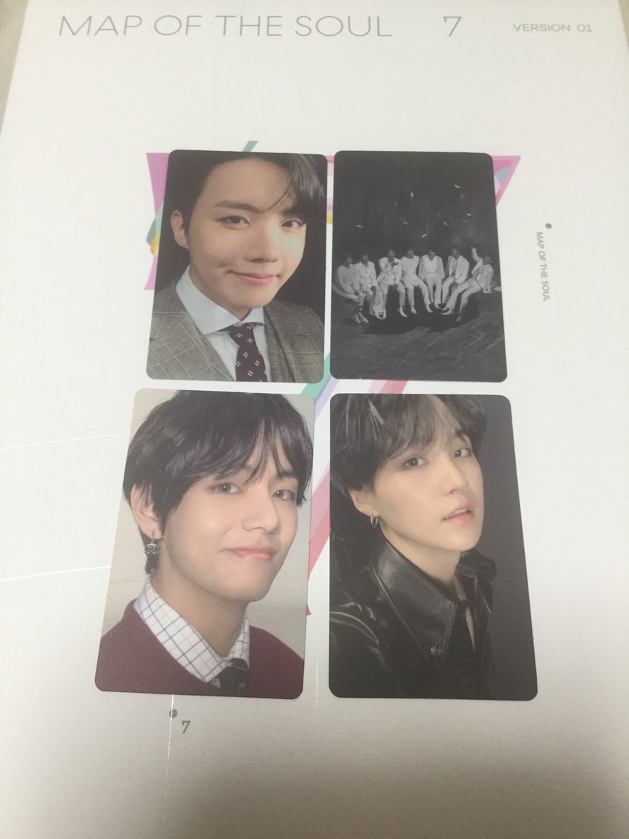 luv_for_jin's tweet photo. #BTS交換 #btsトレカ交換
 
譲)ver.3 ユンギ
求)同種のジン

郵送での交換希望です！
アルバムに同封されていた特典もお付け致します🙇🏻‍♀️
交換可能な方リプorDMよろしくお願い致します😿

#MAP_OF_THE__SOUL_7 https://t.co/OCeI5J35Bg