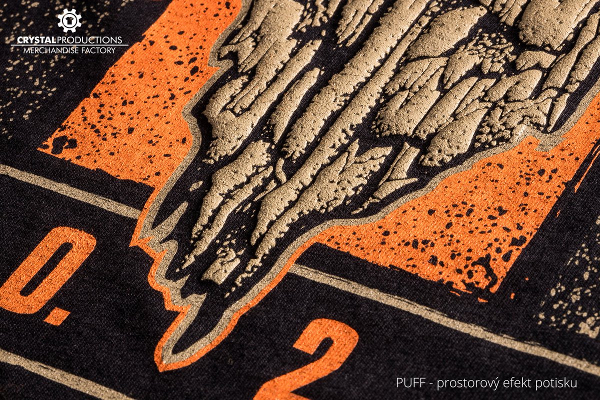 CrystalPress's tweet image. T-shirts for bands Elysium, Feeble Minded, Dysangelium and Phylactery for the upcoming Return Of Collapse 2020 tour. Here you can see how you can make a really nice shirt on 2 colors. Below is also an example of a PUFF printing effect.
#merchandise #tshirts  #tourshirt