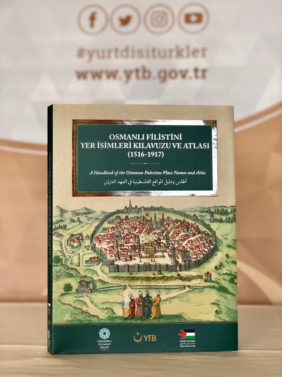 YTB desteğinde gerçekleştirdiğimiz "Osmanlı Arşivlerinde Filistin Belgeleri" projemizin ilk çıktısı olan "Osmanlı Filistini Yer İsimleri Kılavuzu ve Atlası" Lansmanı gerçekleştirildi... <a href="/AvAliKurt/">Av. Ali Kurt</a>
<a href="/yurtdisiturkler/">YTB</a>
<a href="/abdullah_eren/">Abdullah Eren</a>